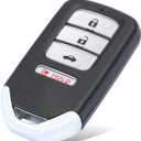 Keymall Car Smart Key Fob Keyless Entry Remote Key for Honda Accord 2013 2014 2015/for Honda Civic 2014 2015 FCC ID:ACJ932HK1210A 4 Buttons