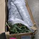 Puleo International 9 Foot Pre-Lit Slim Balsam Fir Artificial Christmas Tree with 800 Clear Lights