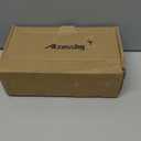 Alzassbg 10 Pack Polished Chrome Cabinet Pulls, 5 Inch(128mm) Hole Centers Cabinet Handles Square Kitchen Hardware for Cabinets AL3046CP