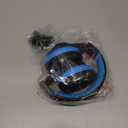 iClever BTH12 Kids Bluetooth Headphones, Colorful LED Lights Kids Headphones Wireless,74/85dBA Safe Volume, 85H Playtime, Fast Charging, Bluetooth 5.2,Over Ear, Built-in Mic for iPad/Tablet/Airplane, Blue