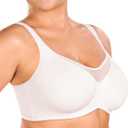 HSIA Minimizer Bras for Women Plus Size, Full Coverage Coolcomfort T Shirt Unlined Bra with Underwire for Heavy Breast (36D)
