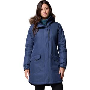 Columbia Womens Suttle Mountain Long Insulated Jacket (XX-Large, Collegiate Navy)
