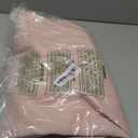 KEQIAOSUOCAI Pinch Pleated Pink Blackout Curtains Short 2 Panels Set 45 Inch Length for Small Windows, Sound & Light Reducing Room Darkening Drape for Bathroom Bedroom(Baby Pink, 2 Panels, W40 x L45)