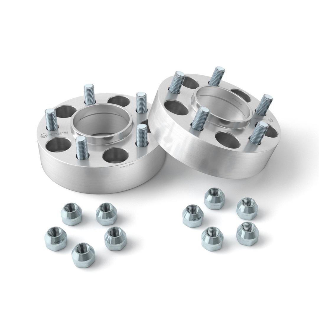 38mm (1.5 inch) Hubcentric 5x114.3 Wheel Spacers (66.1mm bore, 12x1.25 Studs) Compatible with Nissan Infiniti G35 G37 Q50 Q60 Q70 FX35 FX50 350z 370z Altima Maxima 300zx Sentra - Silver 66.2mm 2pcs