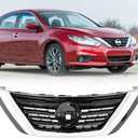 Front Bumper Grille For Nissan Altima 2016 2017 2018 | Chrome With Black Insert Grill NI1200283 623109HS1A.