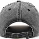 Hand Drawn Heart Hat Womens Embroidered Baseball Cap (Gray)