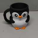 Ice Cream Pint Holder – Fits Standard Pints – Dual Spoon Sockets – Keeps Hands Warm – Fun Unique Designs with Vibrant Colors – Reusable Ice Cream Sleeve - Ramen Noodle Holder (Penguin)