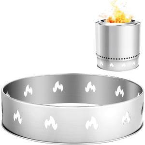 VEVOR Fire Pit Stand for Solo Stove Bonfire,19.5 Inch Smokeless Fire Pit Ring,Stainless Steel Fireplace Stove Ranger Support Frame Accessory, Portable Outdoor Camping Holder Tools for Fireplace