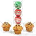 100Pack Clear Hot Chocolate Bomb Boxes Small Gift Boxes Cupcake Boxes Candies Box Birthday Wedding Party Favor Box 3" x3x3