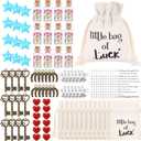 Marsui 96 Pcs Good Luck Meaning Small Bag Accessory Gift Lucky Souvenir Friend Miss You in Exams Positivity Encouragement Congratulations Graduation Gift for Family Friends