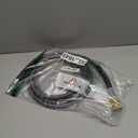 YAMATIC Pressure Washer Whip Hose 10ft, Hose Reel Connector Hose 3/ 8" for Power Washing with Swivel Quick Connect Jumper Hose Steel Wire Braided Rubber Jacket, 1/ 4 Inch