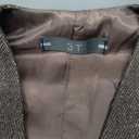 Tweed Herringbone Boys Suit 3 Piece Slim Fit Retro Kid Suits Tuxedos Set Prom Outfit Jacket Blazer Vest Pants for Boy (Dark Brown) 3T