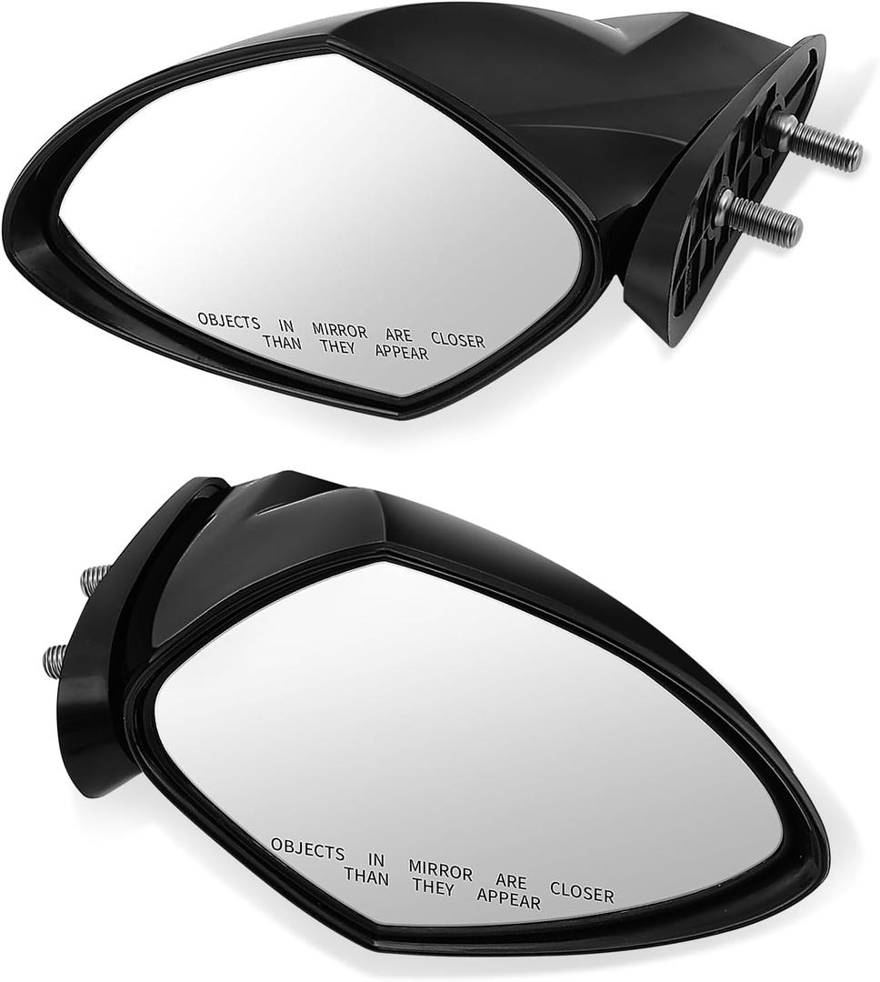 M MATI Side Mirror Set for Yamaha Waverunner EX1050 EX Deluxe/Limited/Sport ER1050 EXR JB1050 JetBlaster 2017-2023 F3Y-U596B-10-00 F3Y-U596C-10-00