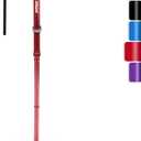 Rehand Quad Cane, Walking Cane with Ergonomic Handle Ever and Graceful 4-Pronged Base for Extra Stability, Adjustable Walking Sticks for Right or Left Handed Men & Women and Seniors (Red)