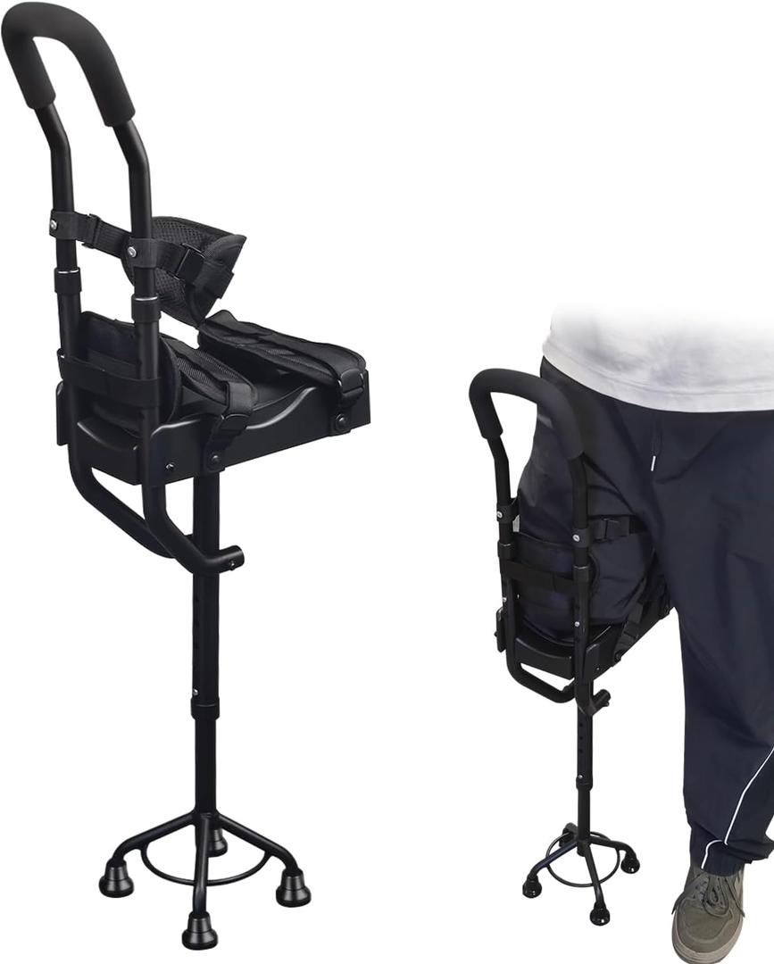 Hands Free Knee Crutch, Knee Crutch Mobility Support for Injury, Disability, Elderly.Replaces Crutches for Adults.Universal for Both Left and Right feet.