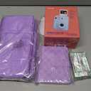 Fujifilm Instax Mini 12 Instant Film Camera All Included Holiday Bundle 2025 + Pink Lemonade Instant Film 10 Exposures (Lilac Purple)