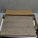 TUTOTAK Bar Cart, Home Bar Serving Cart, Small Wine Cart with 3Tier Shelf, Beverage cart, Drink Cart with Wine Rack and Glass Holder, Rolling bar carts for The Home, Living Room, Greige BC01BG035