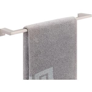 NearMoon Bath Towel Bar, Bath Accessories Heavy Duty Stainless Steel Shower Towel Rack, Wall Mounted Towel Holder for Bathroom, Kitchen (16 Inch, 1 Pack)
