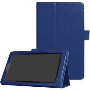 for Amazon Kindle All New Fire 7 SR043KL 7th/9th Generation Smart Cover,Ultra Slim Folio Stand Leather Case Cover with Auto Sleep/Wake Up for Kindle Fire HD7 7" (2017/2019 Release) (Li-Dark Blue)