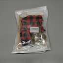 2 x TENNYCHAOR Happy Holidays Banner, Buffalo Plaid Christmas Decorations, Rustic Bear and Tree Garland, Indoor Outdoor Holiday Decor,Christmas New Years Eve Decorations.