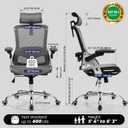 Fizzin Office Chair Mesh Desk Chair with 3D Armrests Computer Chair