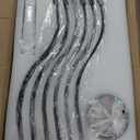 HHR 18-Light Farmhouse Foyer Chandelier Entryway High Ceiling 32 Inch, Modern Black Chandelier for Dining Room, Candle Light Fixtures for Bedroom Hallway Kitchen Living Room