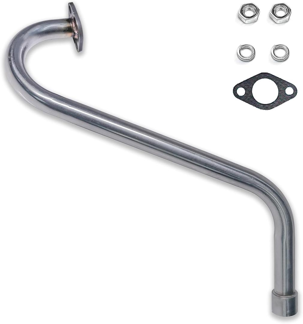 JMCHstore Right Long Pipe For Coleman B200R RT200 RB200 Mini Bike, For Monster mega moto MM212 212 MAX Mini Bike, For TrailMaster Hurricane 200X PRO