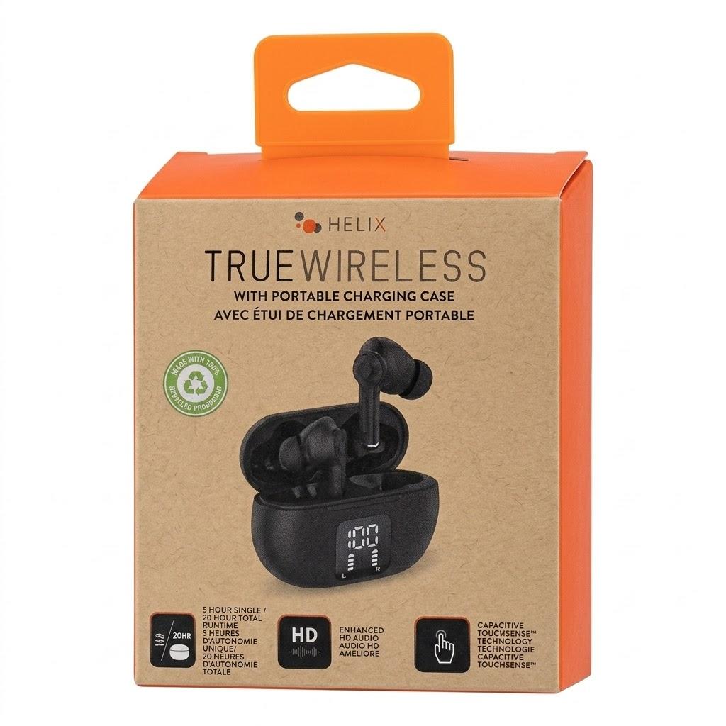 Helix True Wireless Wireless Earbuds Headphones 