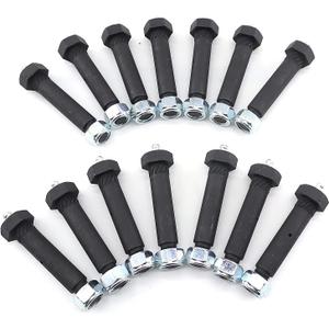Trailer Axle Spring Shackle Greaseable Spring Bolt 9/16 x 3 14pcs