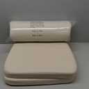 SQUARE MOON Chair Cushions for Dining Chairs, High Resilience Foam Dining Room Chair Pads, Kitchen Seat Cushions with Ties, Machine Washable (Beige, 17" x 16" x 2", 4/Pack)