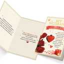 6 x Mcduldu Valentines Day Cards for Husband | Funny Mens Valentines Gifts for Him from Wife