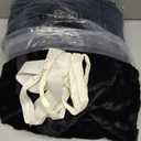 Cozy Bliss Checkered Faux Rabbit Fur Blanket Queen Size for Bed, Soft Fuzzy Blankets for Women Men, Large Furry Fleece Throw for Bedroom Decor (Black 90'' x 90'')