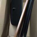 Portable Laptop Floor Stand, Bedside/Sofa Table with Height Adjustable 18''~47'', Stylish Movable Workstation Floor Standing Desk for Office, Meeting Room, Living Room Easy Assembly, Black (Black)