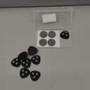 Appliance Casters - Furniture Sliders & Appliance Rollers for Kitchen, Coffee Machine, Blender, Oven - Helps Mom or Wife Easily Solve Countertop Sliding (Black, 8pcs)