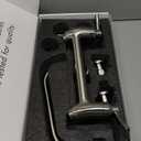 Airuida Wall Mount Utility Kitchen Sink Faucet 2 Handle Wall Mounted Laundry Tap Wall Mounted Sink Faucets 8 Inch Center Commercial Kitchen Faucet Chrome Polish with Adapters 8 Inches Swivel Spout