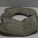 Leinuosen 1 Pcs Inflatable Seat Cushion 18.1'' x 15.7'' x 4.7'' Portable Lift Donut Pillow Height Adjustable Hemorrhoid Pillow for Tailbone Back Pain Bed Sore Home Car Chair Wheelchair Sitting (Grey)