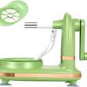 Upgrades Automatic Apple Peele Pear Peele,Manual Rotating Kitchen Gadget Apple Slicer And Corer Peelers For Kitche,Stable and Convenient Cool Stable Suction Cup 1 Splitter(Light green)