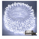 JMEXSUSS 66ft 200 LED White Christmas Lights Indoor Outdoor, Connectable String Twinkle Lights Outdoor Clear Wire Plug in for Bedroom House Fireplace Christmas Tree Decoration
