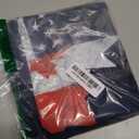 Half Canadian American USEH Canada USA Flag United States T-Shirt Large