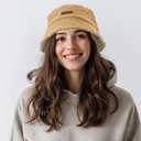 Sukeen Women's Winter Bucket Hats, Faux Fur Fuzzy Warm Fisherman Hat for Trendy Daily