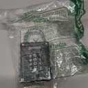 Locker Lock for Gym, School, Home & Work | 4-Digit Combination Padlock | 1-Pack, Black/Silver