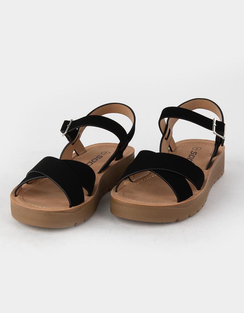 SODA Girls Strappy Sandals 7.5