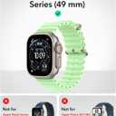 ESR for Apple Watch Ultra 3 /Ultra 2 /Ultra Case with Screen Protector 49mm (2025) Military Grade Protection, Aluminum Alloy Case with 2 Pack Armorite Glass Protector Set, Stay Original, Titanium | (2024/2023/2022), Aluminum Alloy Case, Stay Original