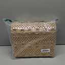 Nitial Crystal Wedding Card Box with Heart Lock 11in Wedding Money Box Treasure Chest Gold Bead Card Receiving Memory Storage for Reception Brithday Graduation Baby Shower Party Decor(Exquisite Style)