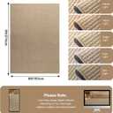 6×9 Faux Wool Area Rugs Woven Soft Non-Slip Washable Braided Area Rug Bedroom Dining Room Living Room Carpet Kitchen Door Mat Floor Carpets Beige