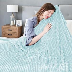 RALYSUN Electric Blanket 72"x84" Full Size Heated Blanket with 10 Heat Settings & 1-12 Hours Auto-Off, Reversible Cozy Silky Flannel Fabric Warm Blanket Large Size for Full Body - Mint
