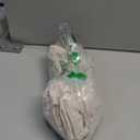 Linen Cotton Ruffle Dinner Napkins 18 x 18 Inch - Cloth Napkins Set of 4 for Spring, Holiday - Handcrafted and Washable Fabric (Beige)