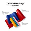 Cricut Smart Removable Vinyl, Ocean - 3ft Roll (13'x36') for Explore and Maker 3 - Matless Cutting for Long cuts up to 12ft