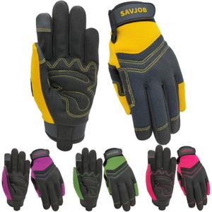 Safety Utility Work Gloves for Men&Women,Mechanic Working Glove,Tactical,Cycling,Performance Fit, Washable,Touchscreen