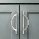 Amerdeco 10 Pack Brushed Satin Nickel Cabinet Pulls 5 Inch(128MM) Hole Centers Kitchen Cabinet Handles Hardware Kitchen Handles for Cabinets Cupboard Handles Drawer Pulls